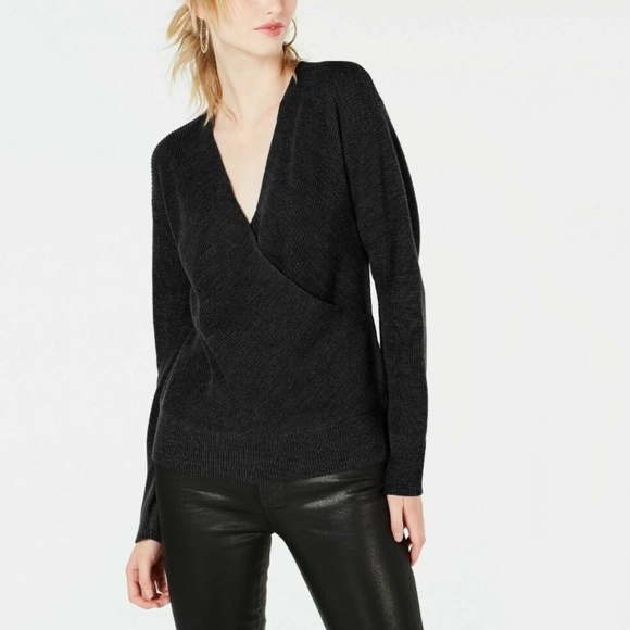 Bar III Sweaters - NWT BAR III Surplice On/Off Shoulder Sweat #UU5